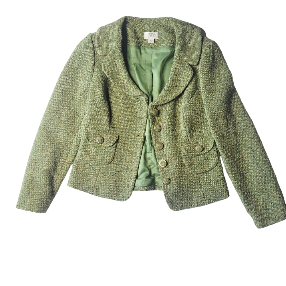 Loft Grandmacore Cropped Blazer Size 6